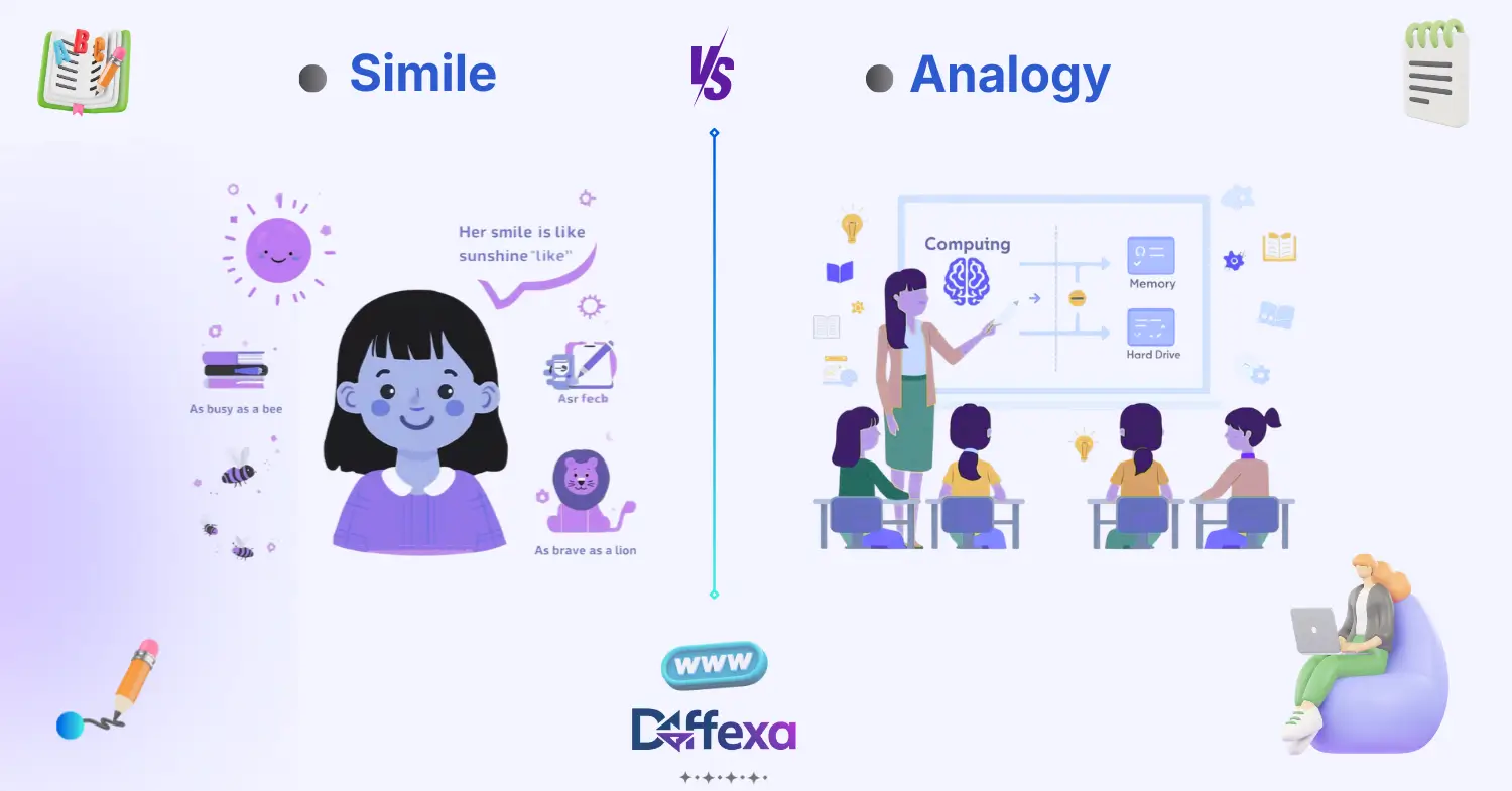Difference Between Simile and Analogy