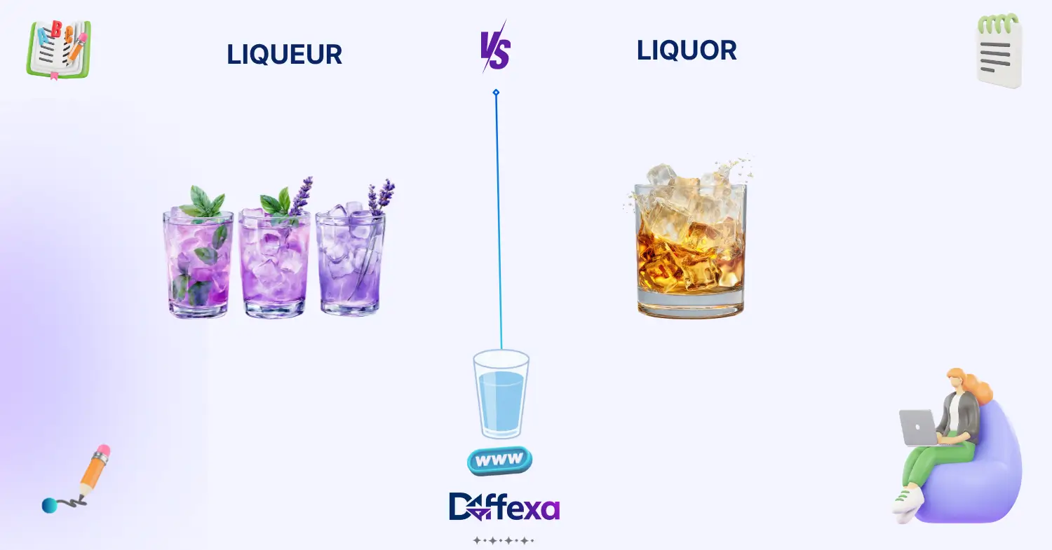 difference between liqueur and liquor