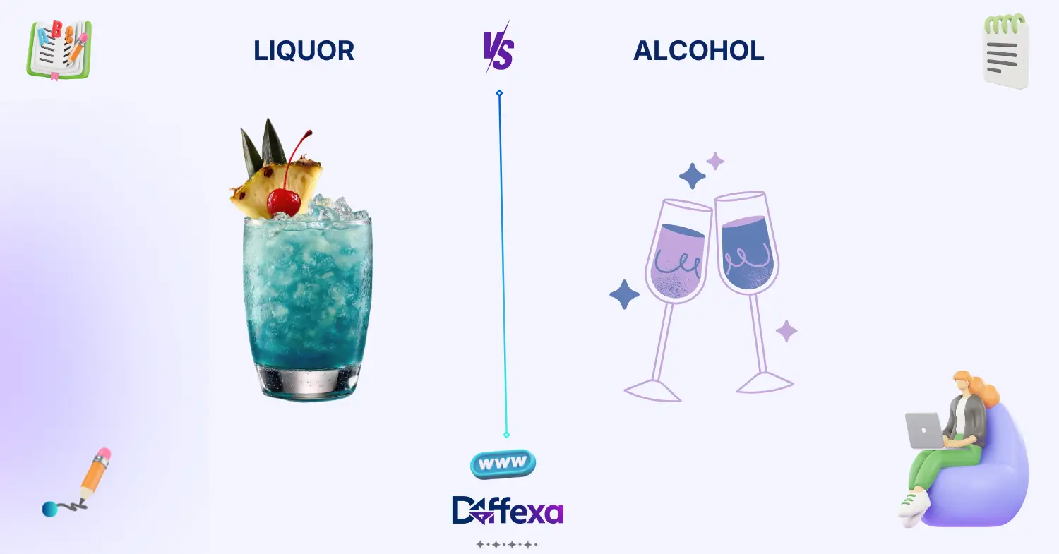 difference between liquor and alcohol